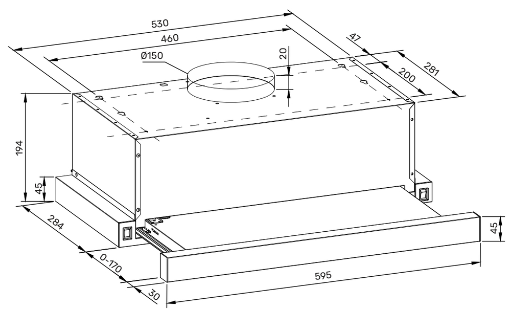 Kuppersberg SLIMTOUCH 60 B