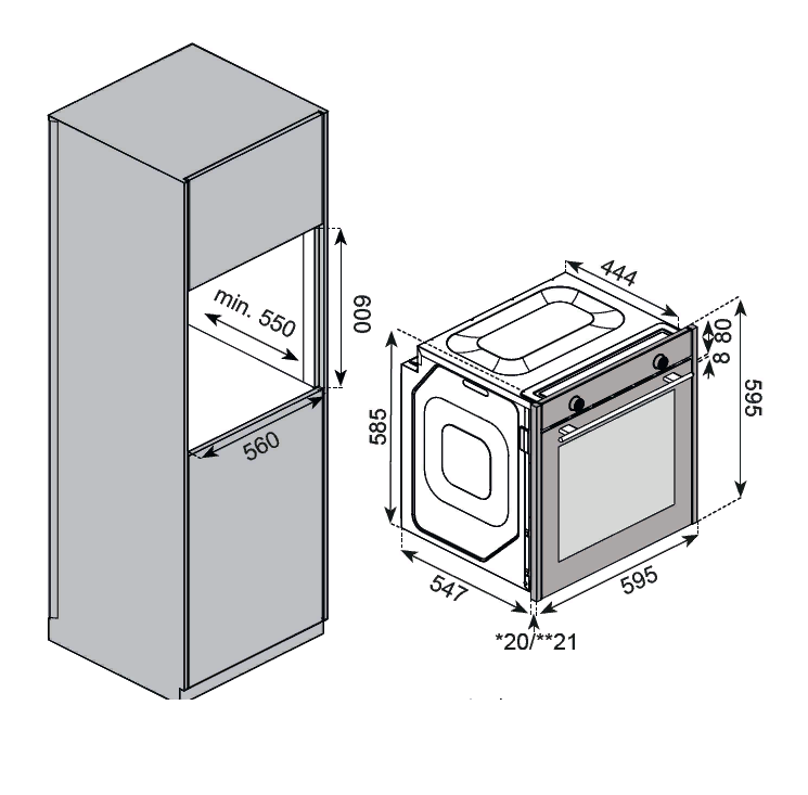 Kuppersberg KSO 610 B