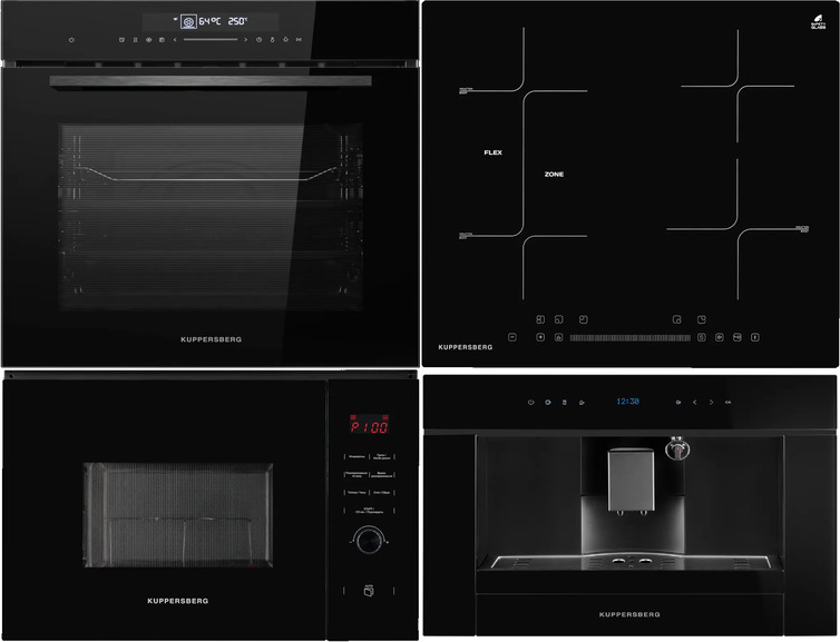 KUPPERSBERG ICS 612 + HT 613 BLACK + HMW 650 BL + KCM 182 BLACK