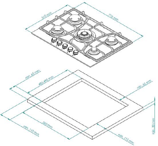 Kuppersberg FS 710 C Bronze