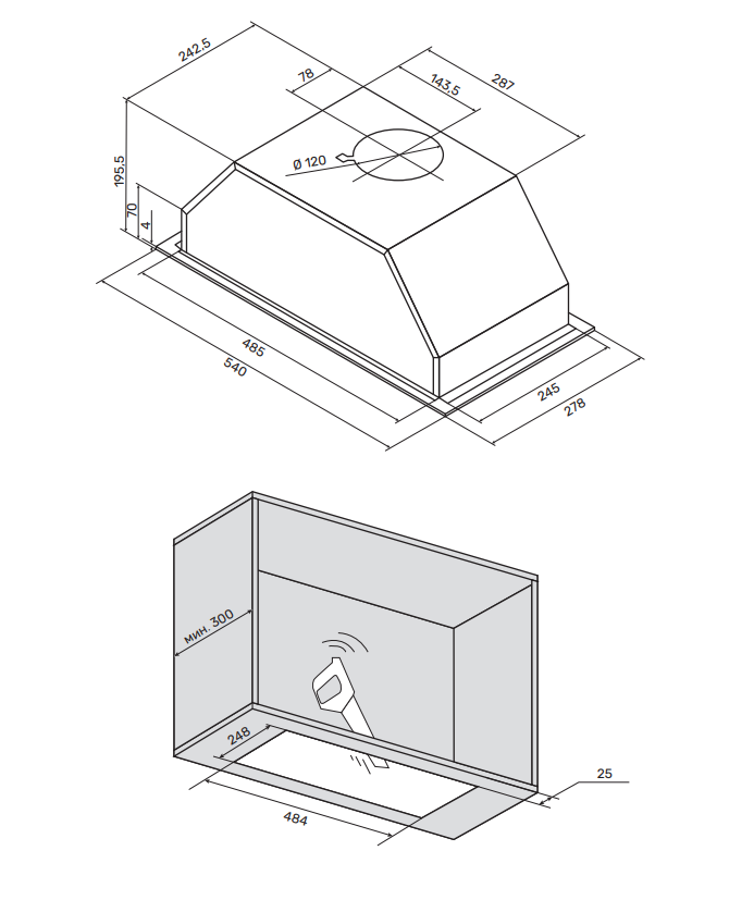 Kuppersberg INTOUCH-1 60 WG