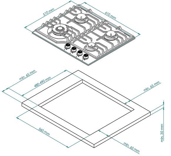 Kuppersberg FS 610 W Bronze