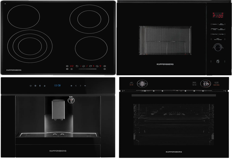 KUPPERSBERG ECS 632 F + HT 612 BLACK + HMW 650 BL + KCM 182 BLACK
