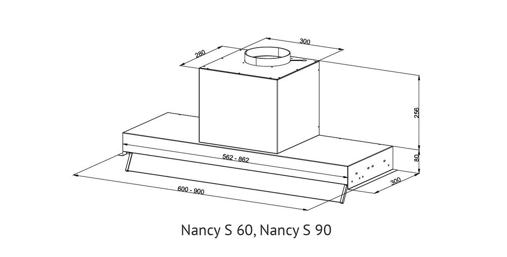 Kuppersberg NANCY S 90 Black