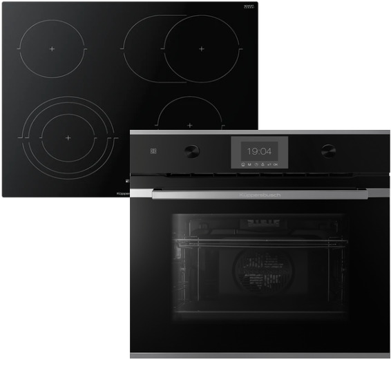 Kuppersbusch KE 6350.0 SR + B 6350.0 S3 Silver Chrome