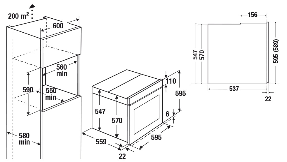 Kuppersbusch B 6850.0 S3 Silver Chrome