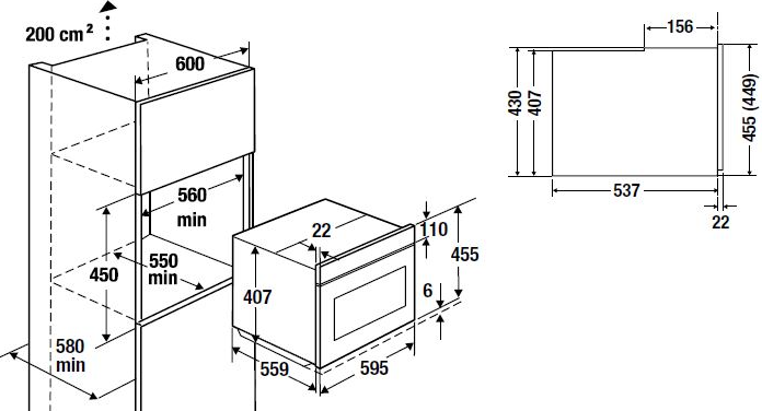 Kuppersbusch CBD 6550.0 W2 Black Chrome