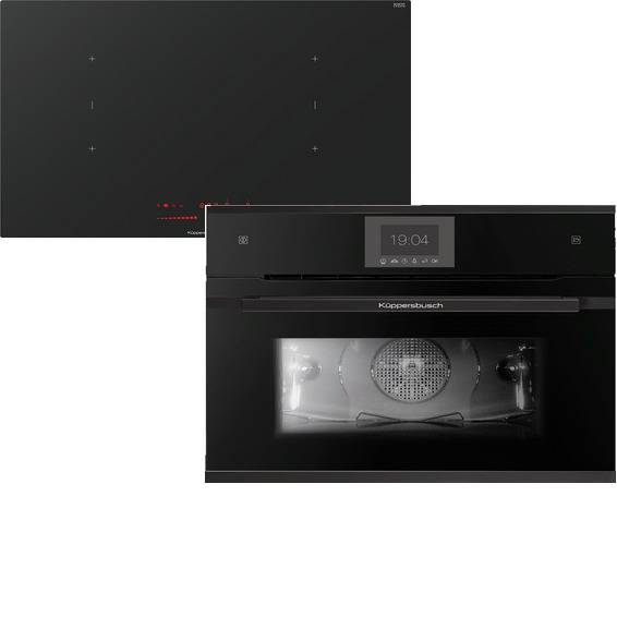 Kuppersbusch KI 8560.0 SR + CBD 6550.0 S5 Black Velvet