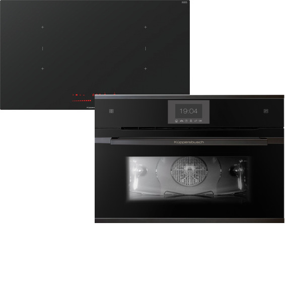 Kuppersbusch KI 8560.0 SR + CBD 6550.0 S2 Black Chrome