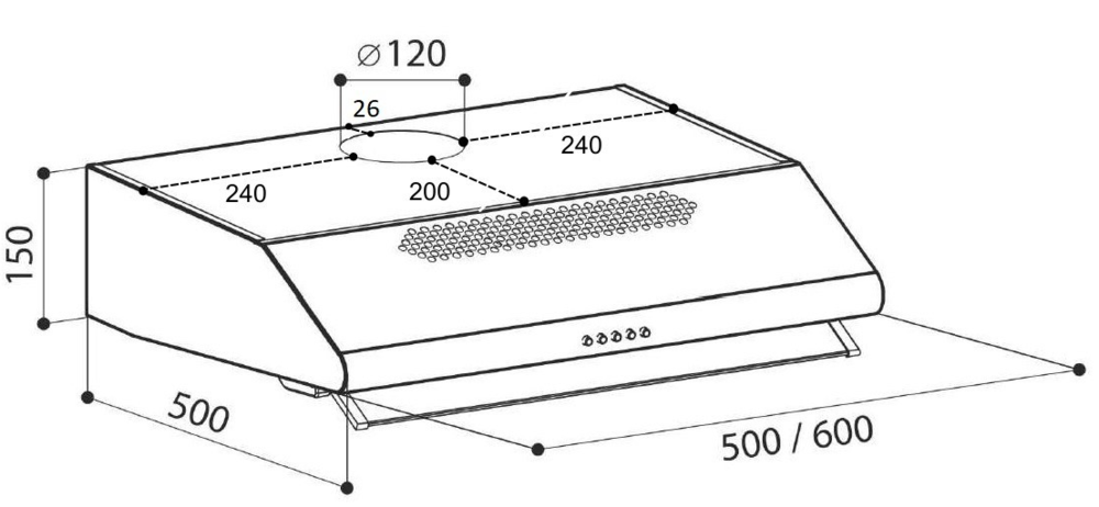 LEX SIMPLE 600 IVORY LIGHT (белый антик) 