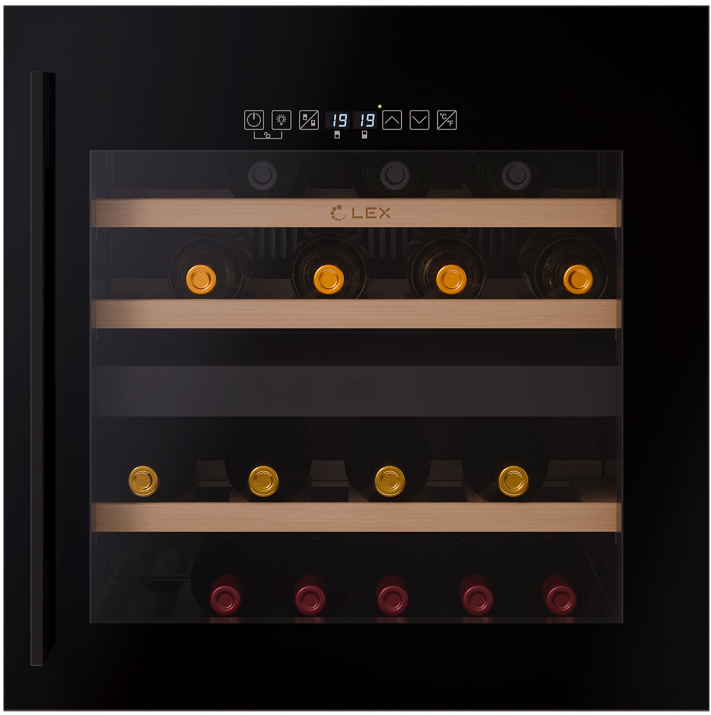 LEX LWD6036BL dual zone S