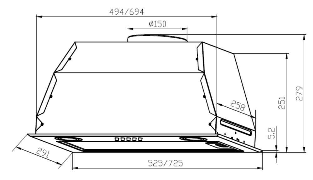 LEX GS BLOC P 600 WHITE
