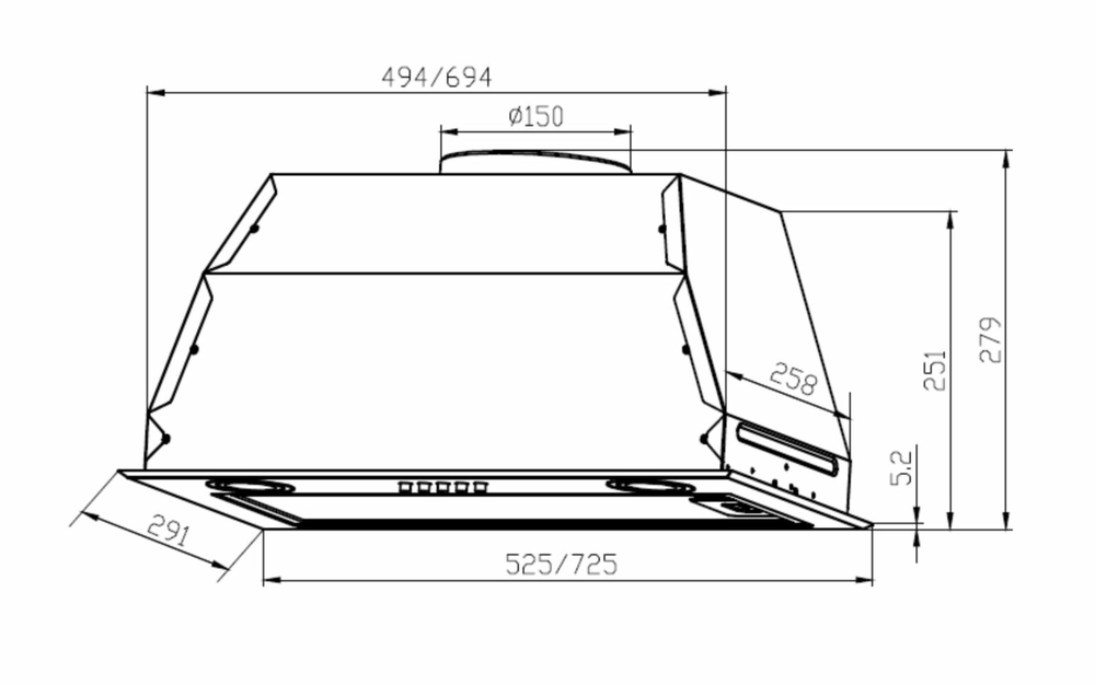 LEX GS Bloc P 600 Grey