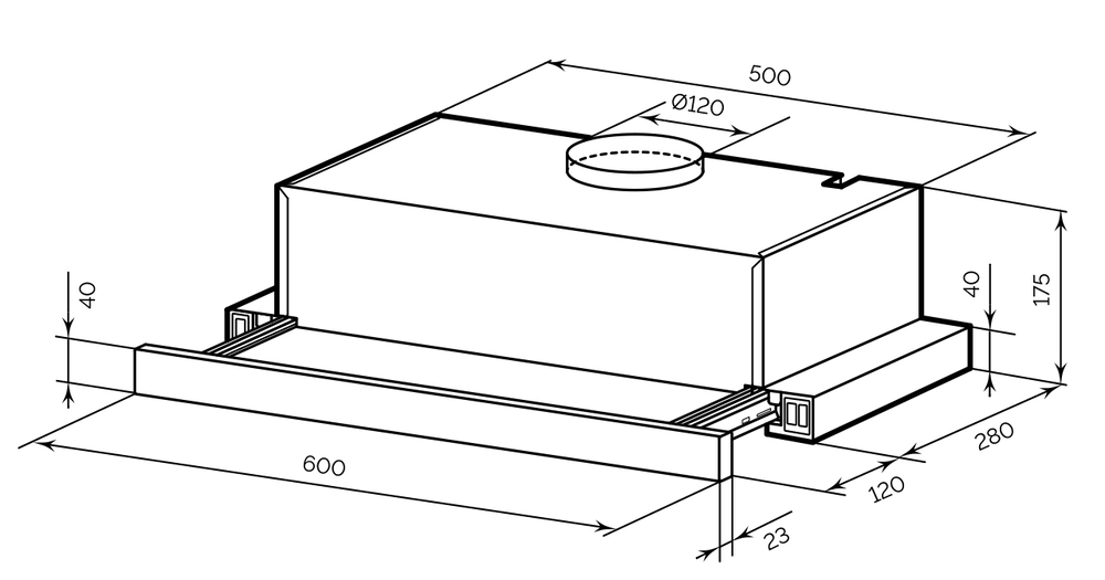 LEX Honver 600 WHITE