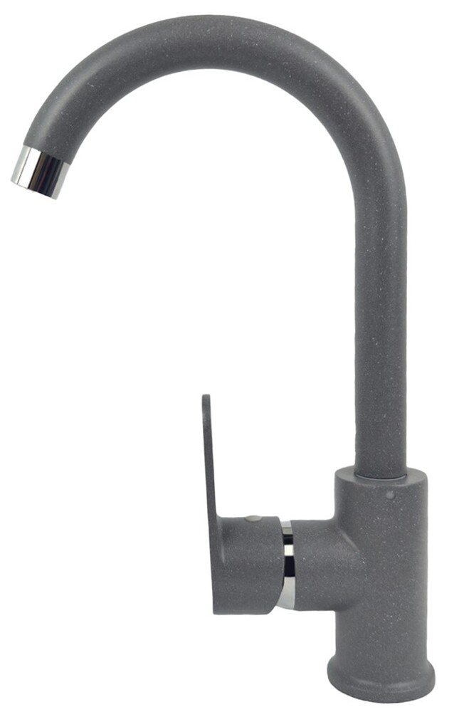 LEX Tanaro Deep Grey, смеситель, гранит
