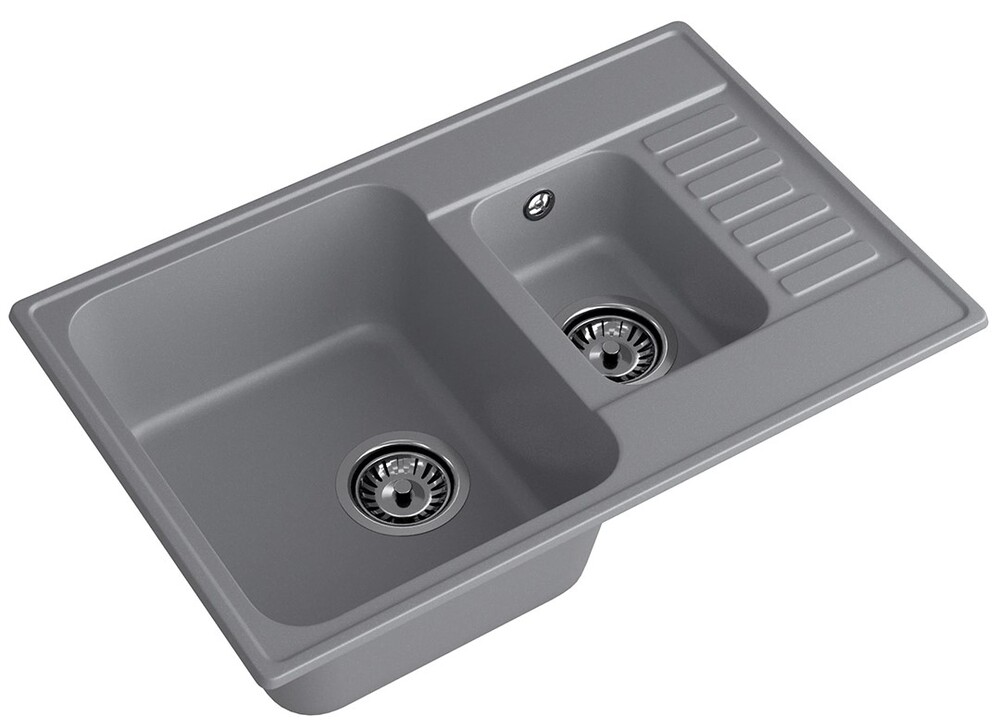 LEX St. Moritz 740 Deep Grey, мойка, гранит