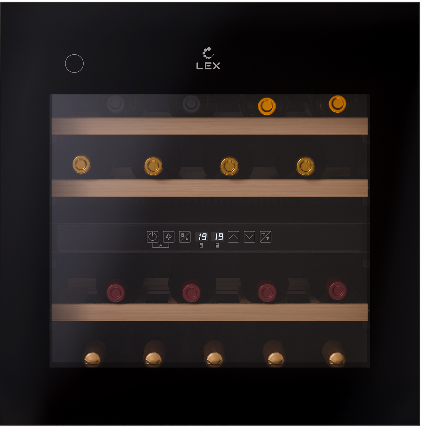 LEX LWD6036BL dual zone PP