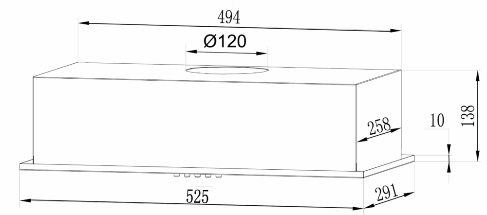 LEX GS BLOC LIGHT 600 BLACK