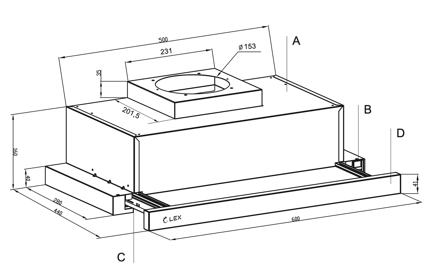 LEX Hermes G 600 Grey