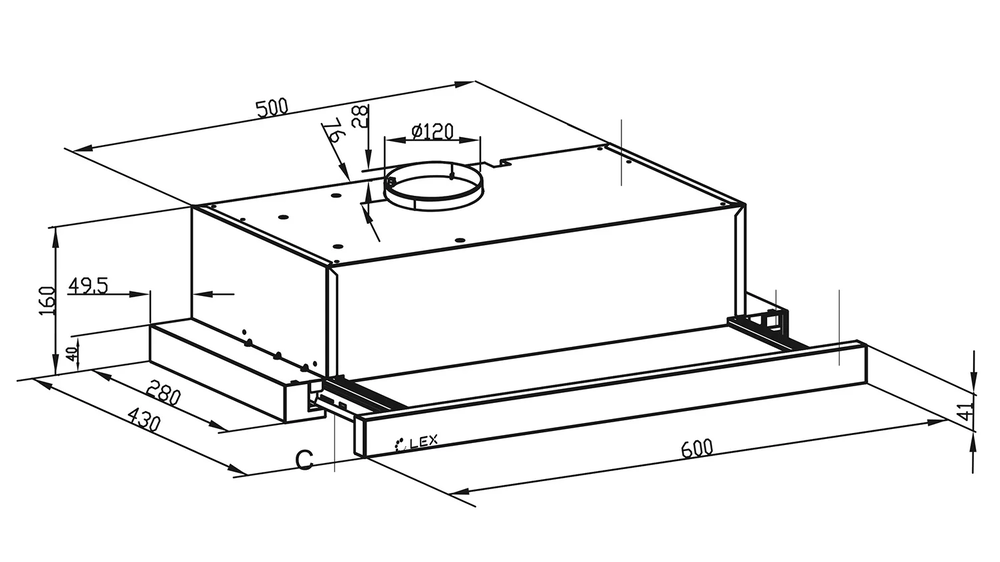 LEX Hogan G 600 Black