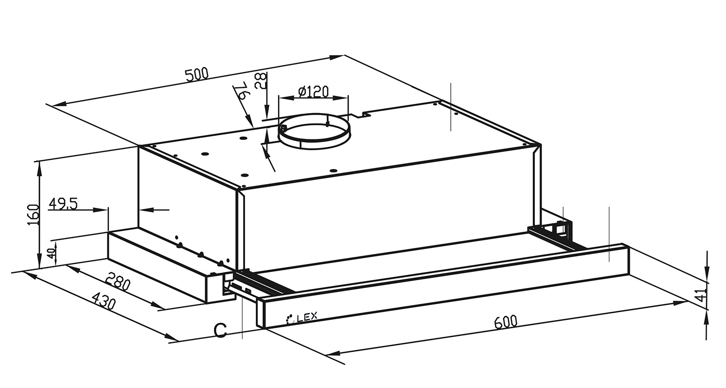 LEX HIDE G 600 WHITE