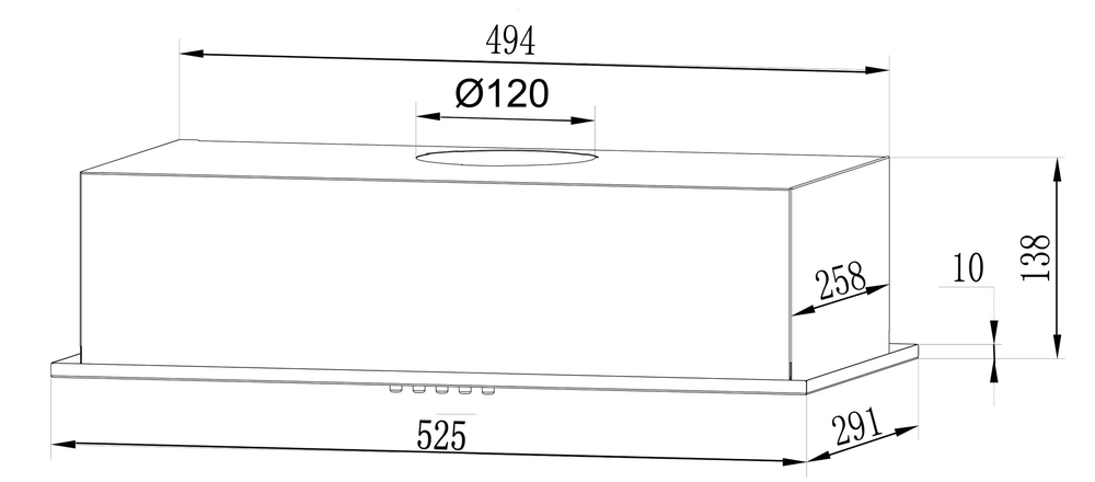 LEX GS BLOC LIGHT 600 WHITE