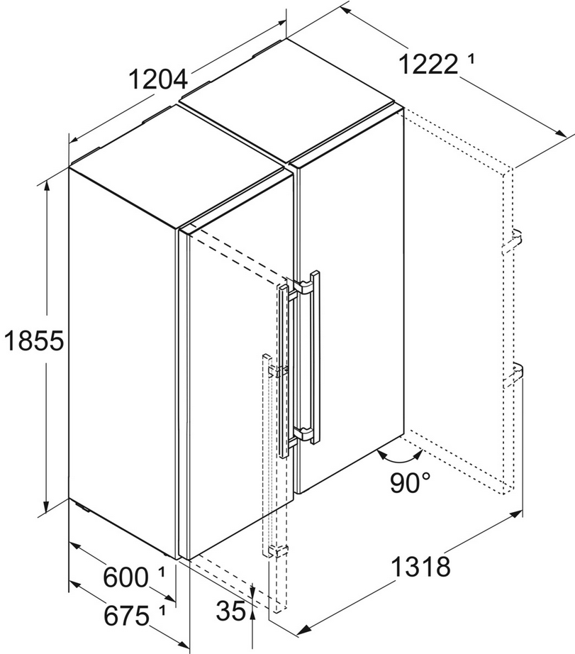 Liebherr XRFsd 5230-22 001 набор (состоит из SFNsdd 5237 и SRsdd 5230)