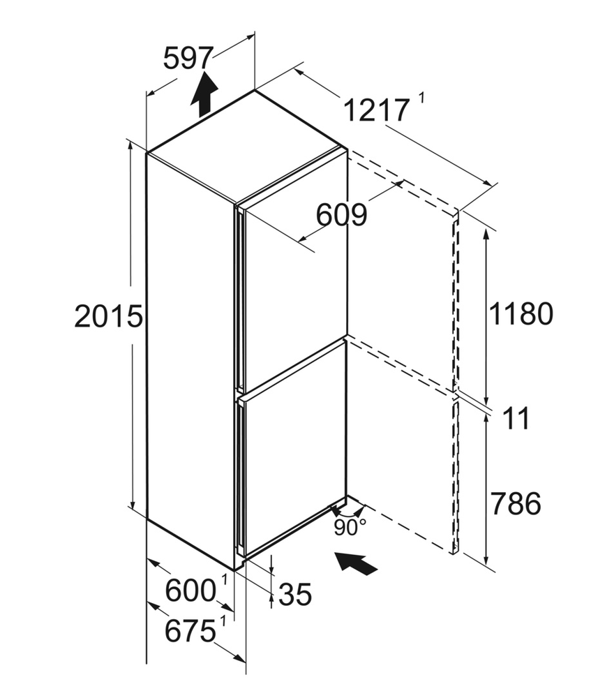 Liebherr CNbed 5703-22 001 Pure NoFrost EasyFresh
