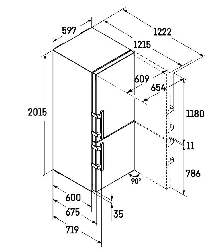 Liebherr CNc 5713-20 001 Pure NoFrost EasyFresh