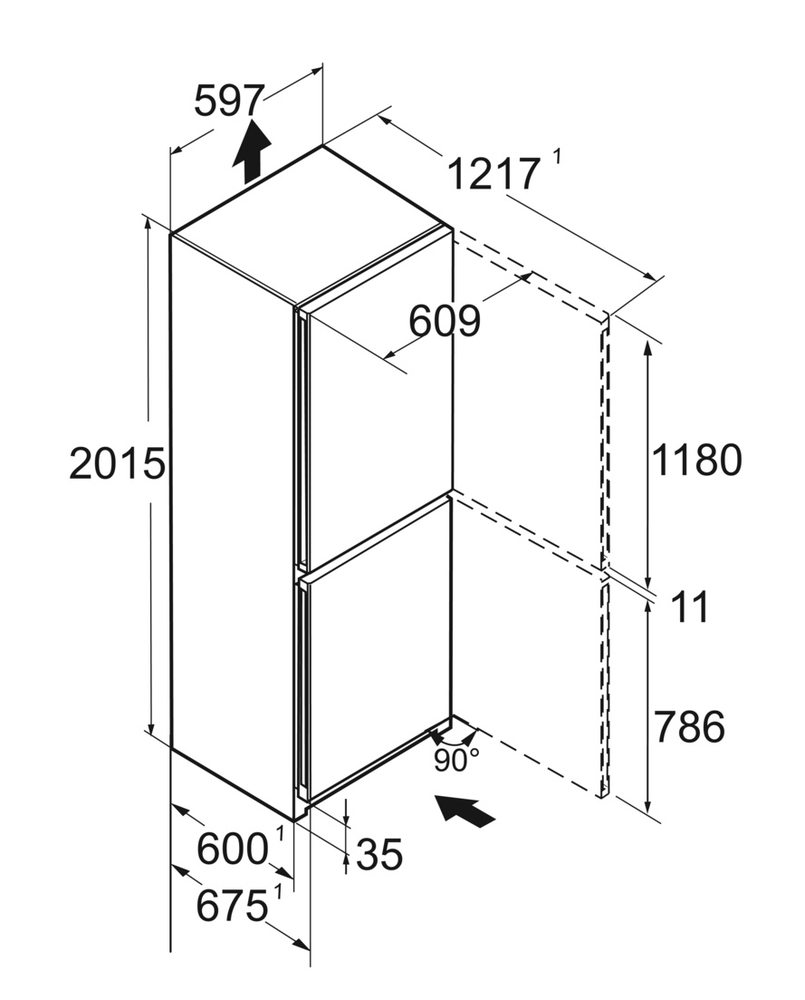Liebherr CNsdb 5723-22 001 Plus NoFrost EasyFresh