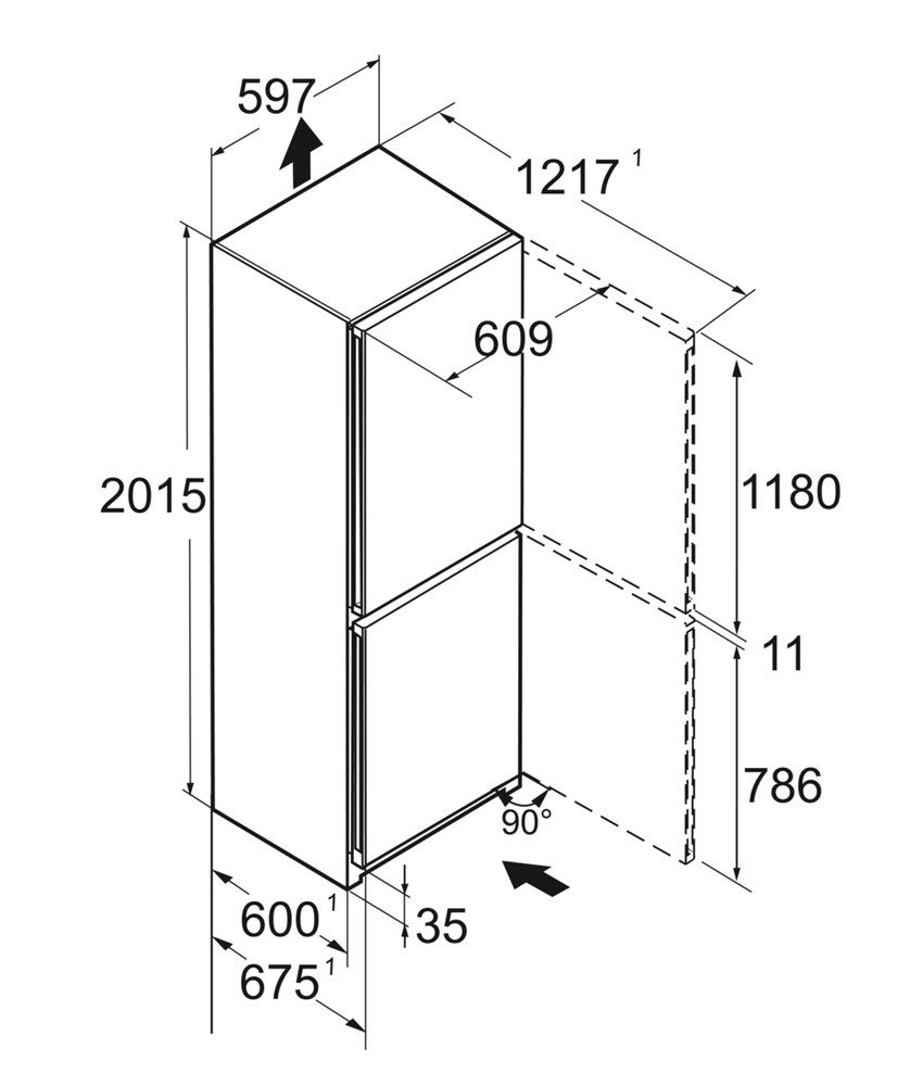 Liebherr CNf 5703-22 001 Pure NoFrost EasyFresh