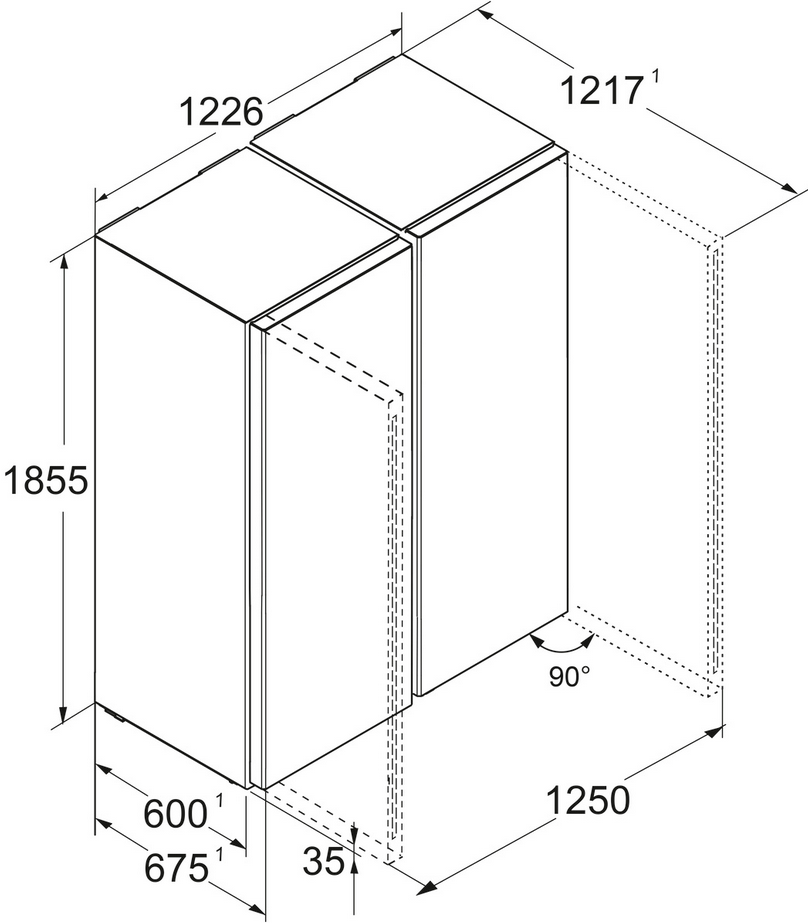 Liebherr XRFbd 5220-22 001 набор (состоит из SFNbdd 5227 и SRbdd 5220)