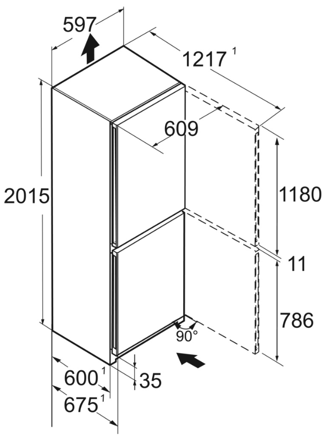 Liebherr CNsff 5703-22 001 Pure NoFrost EasyFresh