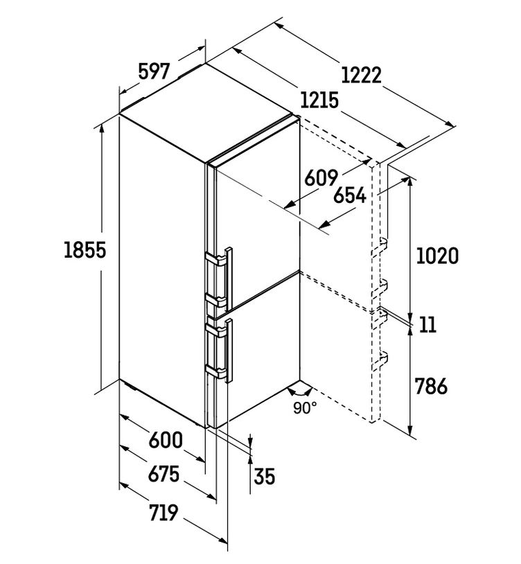 Liebherr CNc 5213-20 001 Pure NoFrost EasyFresh