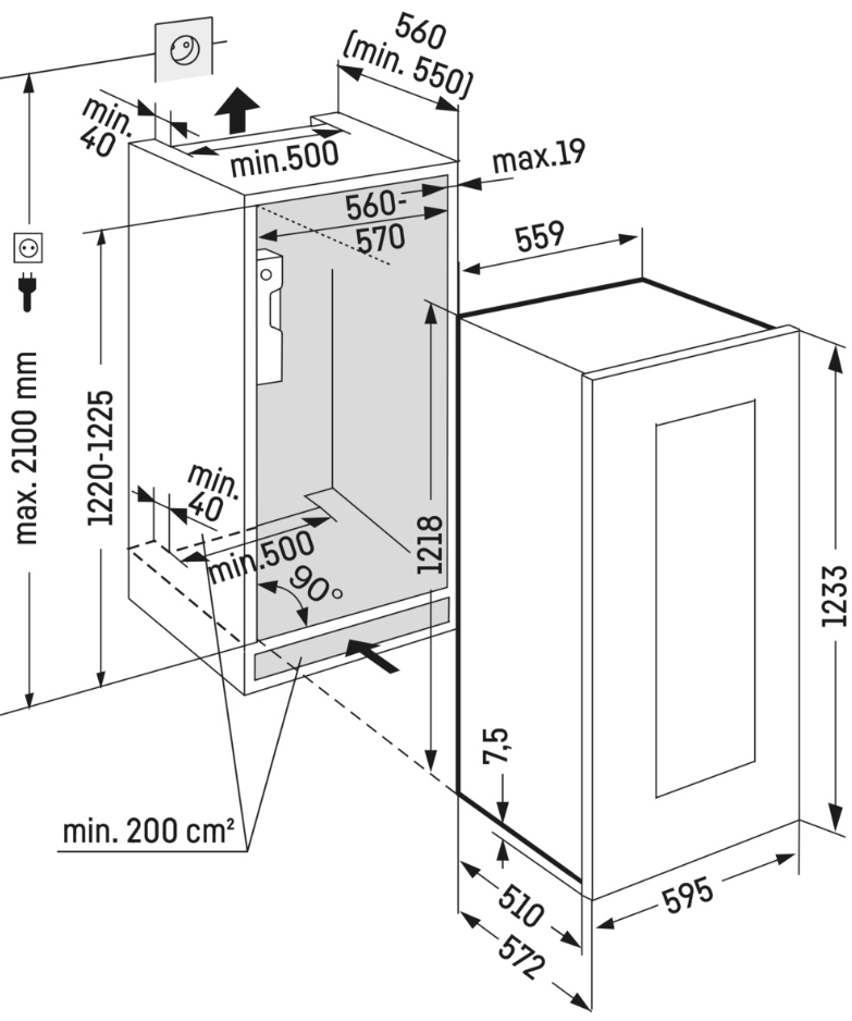 Liebherr EWTgw 2383-26 001 Vinidor