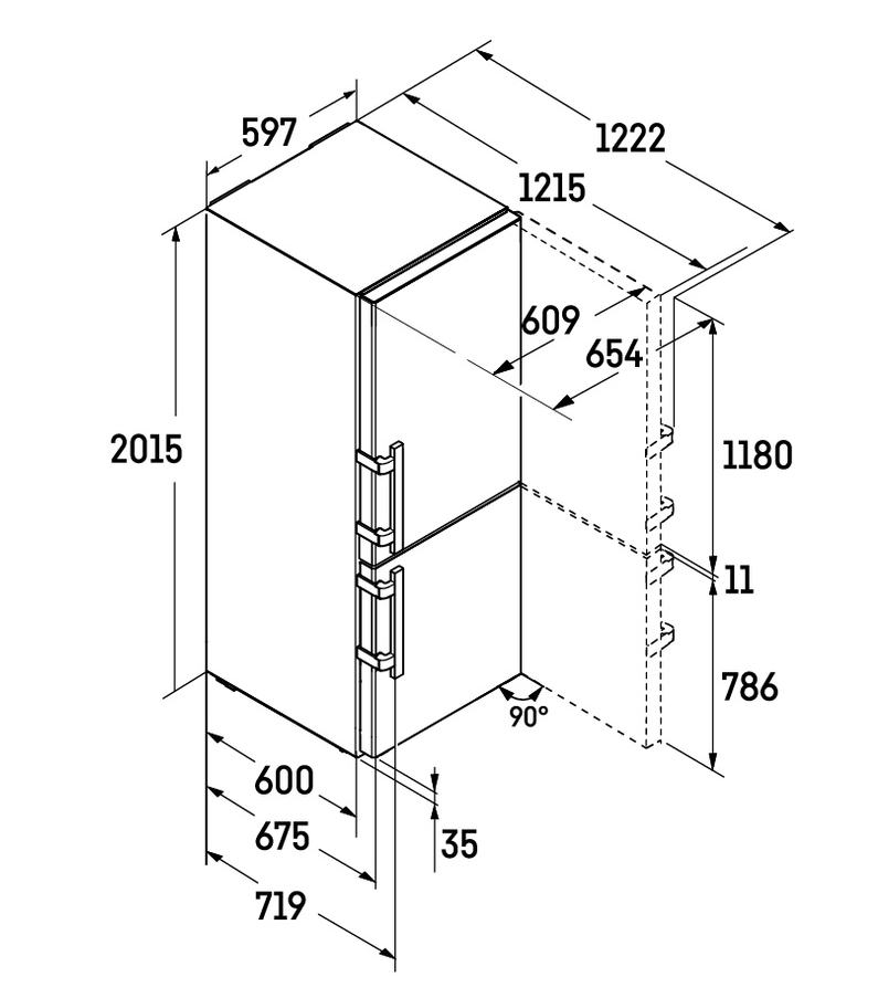 Liebherr CBNdgc 5733-20 001 Plus No Frost BioFresh
