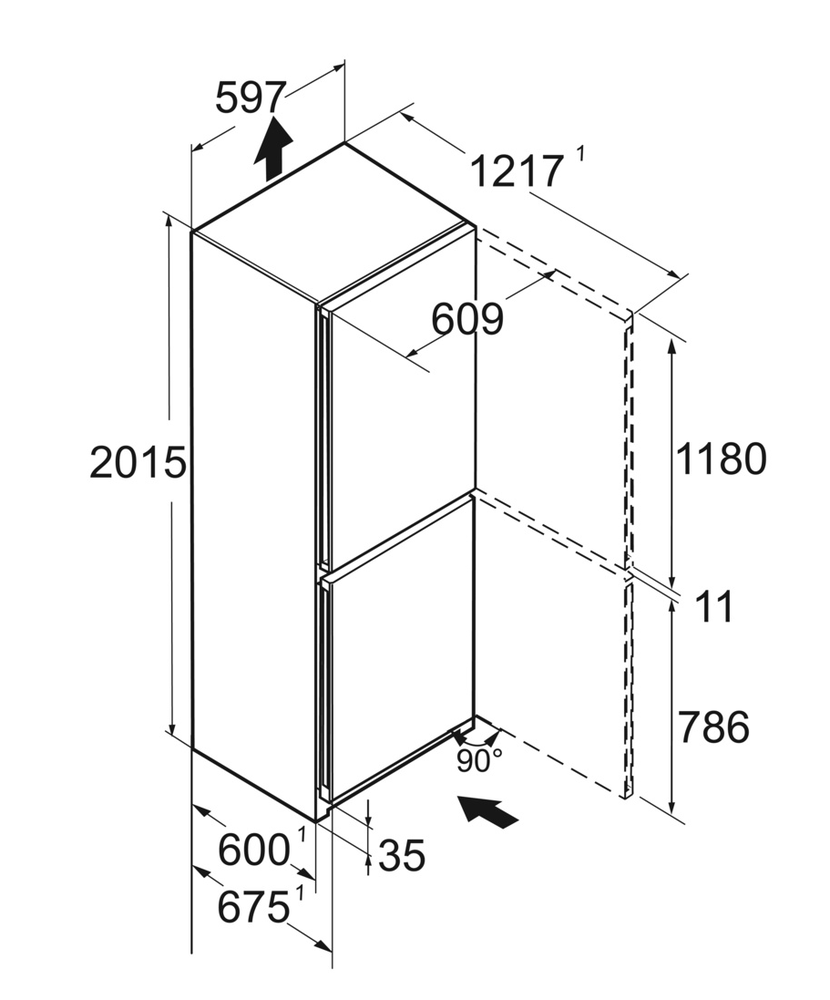 Liebherr CBNsfc 57vi-22 001 Plus NoFrost BioFresh