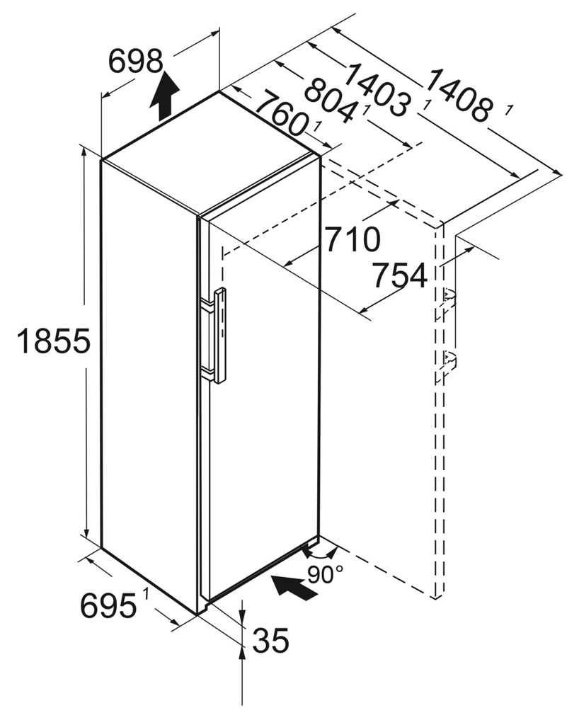 Liebherr FNc 727i-22 001 Peak NoFrost