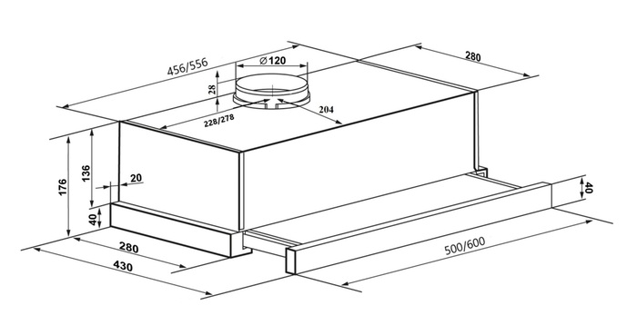 Maunfeld VS LIGHT 60 BLACK