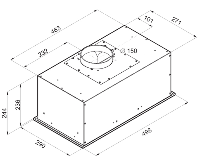 Maunfeld CROSBY POWER 50 WHITE