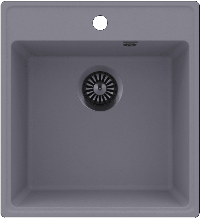 Maunfeld Perla 460 MFQS-460LGR, мойка, гранит, светло-серый