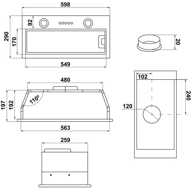 Maunfeld THAMES 601M WHITE