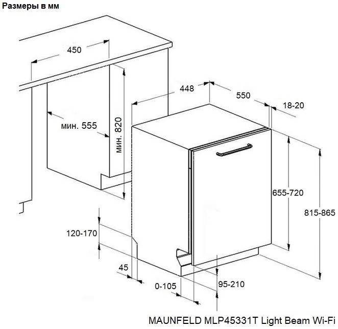 Maunfeld MLP45331T Light Beam Wi-Fi
