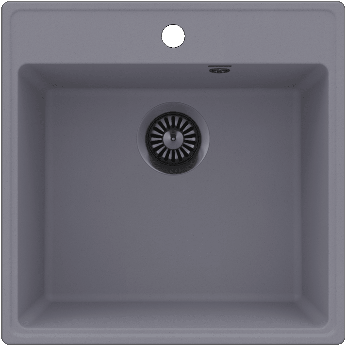 Maunfeld Perla 505 MFQS-505LGR, мойка, гранит, светло-серый
