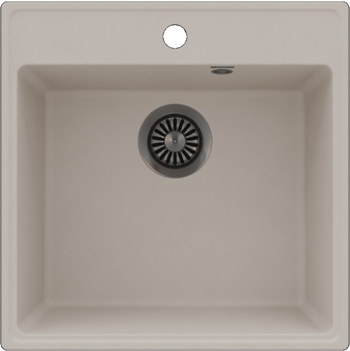 Maunfeld Perla 505 MFQS-505LBG, мойка, гранит, светло-бежевый