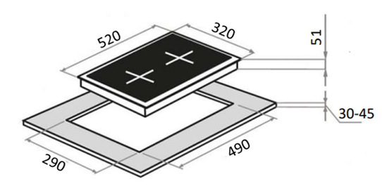 Maunfeld EGHG.32.63CW/G