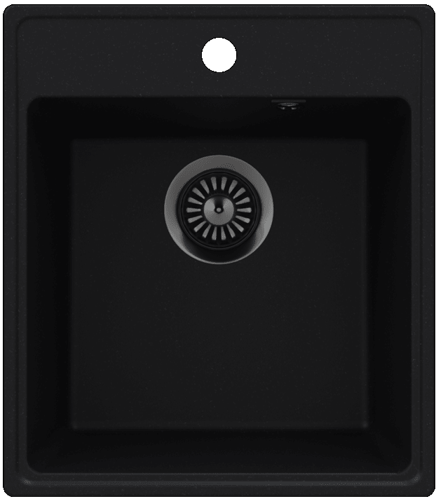 Maunfeld Perla 425 MFQS-425B, мойка, гранит, черный