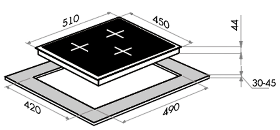 Maunfeld EVCE.453.D-BK