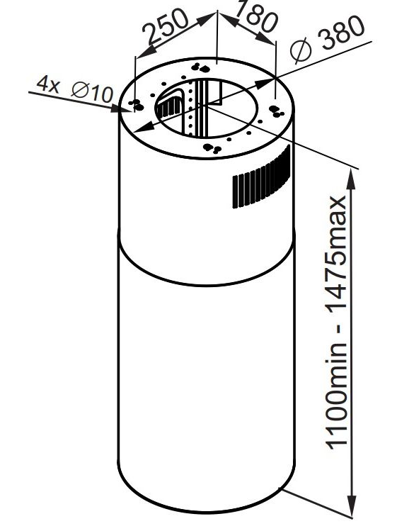 Maunfeld LEE PUSH 39 BLACK