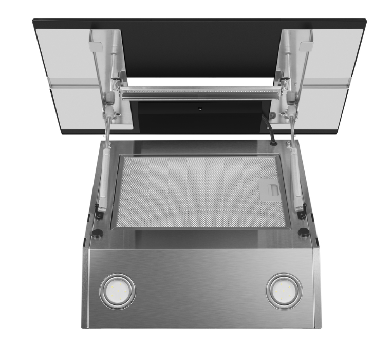 Maunfeld MERSEY 60 нержавеющая сталь/черное стекло